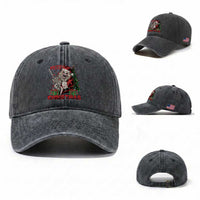 Terrifier Santa Christmas Horror Movie Washed Cotton Baseball Cap