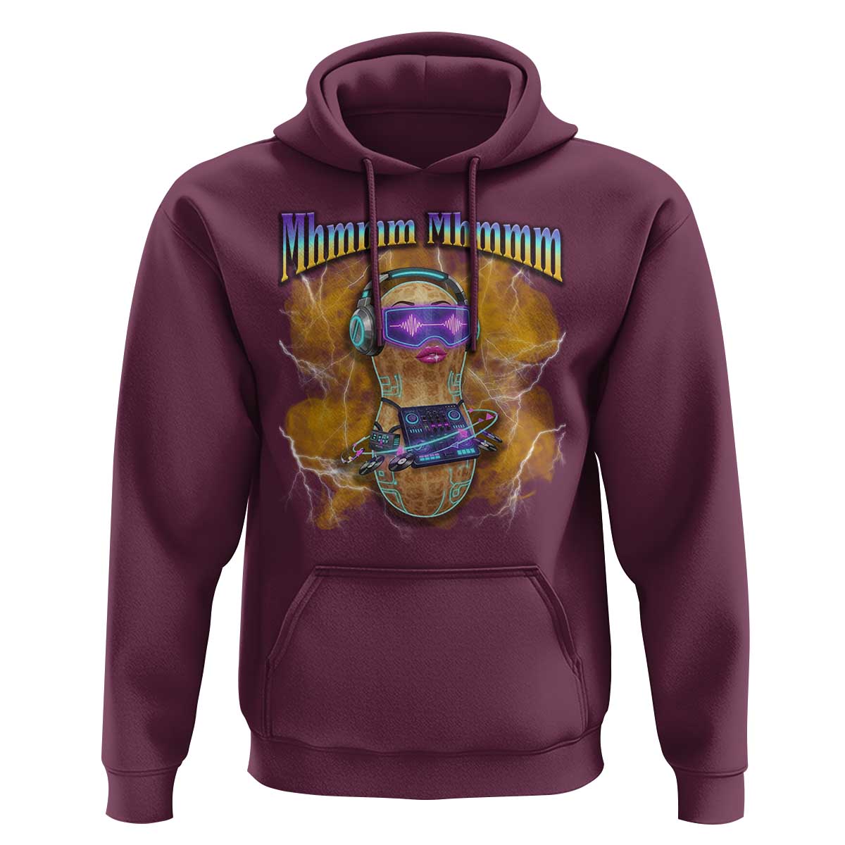 Funny Burnt Peanut Goop Hoodie DJ Music Meme