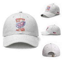 Oyster Club Baseball Cap Retro Summer Beach Vacation Gift