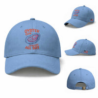 Oyster Club Baseball Cap Retro Summer Beach Vacation Gift