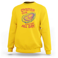 Oyster Club Sweatshirt Retro Summer Beach Vacation Gift