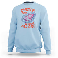 Oyster Club Sweatshirt Retro Summer Beach Vacation Gift