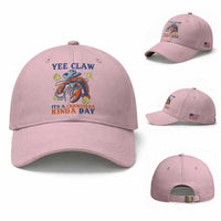 Yee Claw Lobster Baseball Cap It's a Crawfish Kinda Day Summer Beach Vaction Gift
