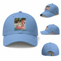 Feral Girl Summer Baseball Cap Silly Goose Summer Beach Meme