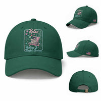 Relax Nothing Is Under Control Baseball Cap Chill Raccoon Beach Vacation Gift