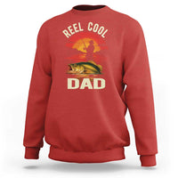 Funny Fishing Dad Sweatshirt Reel Cool Dad - Wonder Print Shop