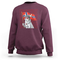 Norwegian Forest Cat Norway Flag Norge Pride Sweatshirt