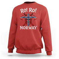 Ro Ro Norwegian Viking Blood Skull Norway Flag Pride Sweatshirt