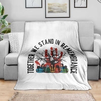 Native American Orange Unity Day Throw Blanket Together We Stand In Remembrance - Wonder Print Shop