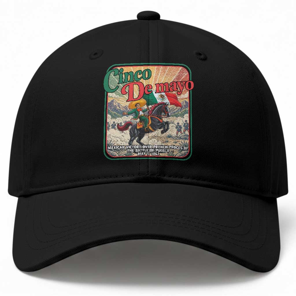 Cinco de Mayo Battle of Puebla Baseball Cap Mexican Victory History 1862
