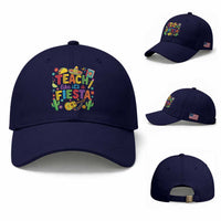 Cinco De Mayo Teacher Baseball Cap Teach Like Its A Fiesta