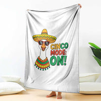 Cinco Mode On Throw Blanket Silly Goose Cinco De Mayo Fiesta