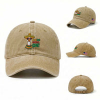 Cinco Mode On Washed Cotton Baseball Cap Silly Goose Cinco De Mayo Fiesta