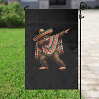 Funny Bigfoot Dabbing Cinco De Mayo Fiesta Garden Flag