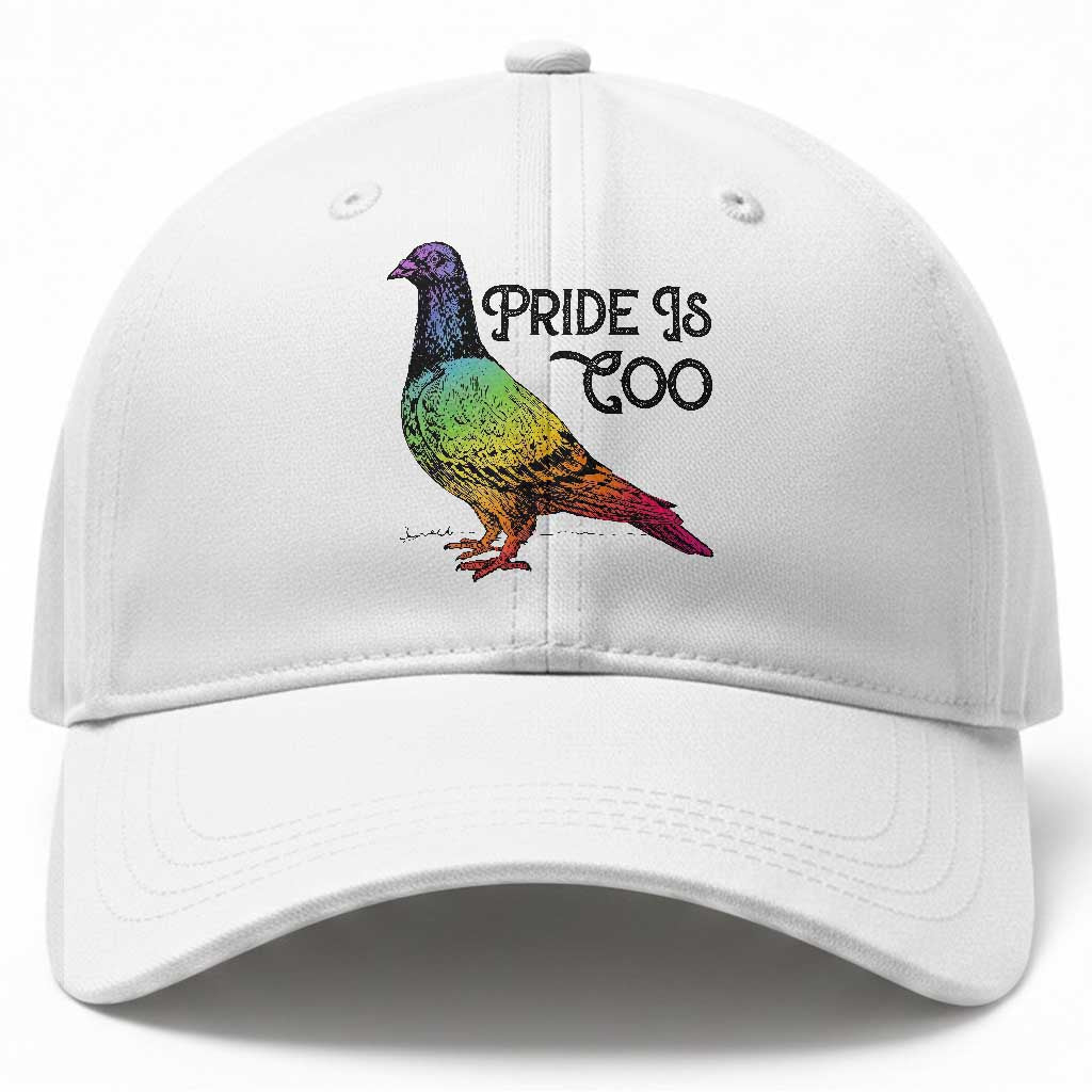 Pride Is Coo Pigeon Baseball Cap Funny LGBTQ Pride Month