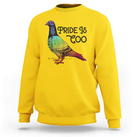Pride Is Coo Pigeon Sweatshirt Funny LGBTQ Pride Month