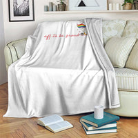 Silly Goose LGBTQ Pride Throw Blanket Off To Be Proud