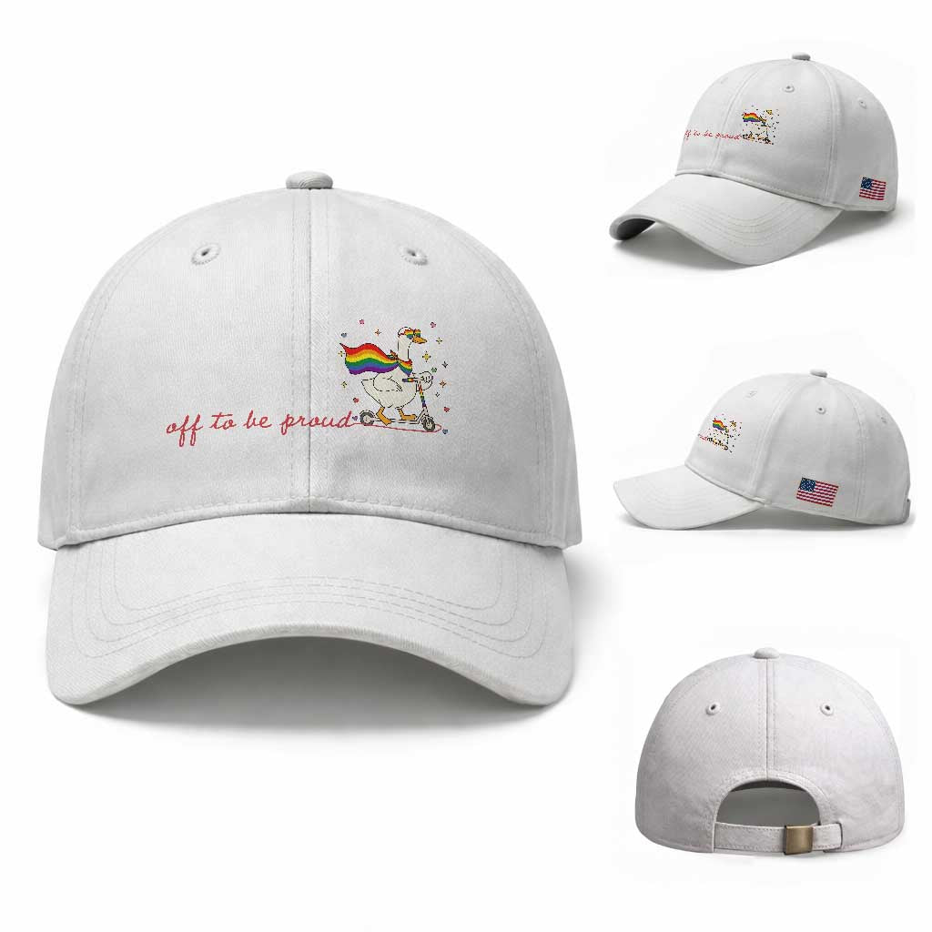 Silly Goose LGBTQ Pride Baseball Cap Off To Be Proud