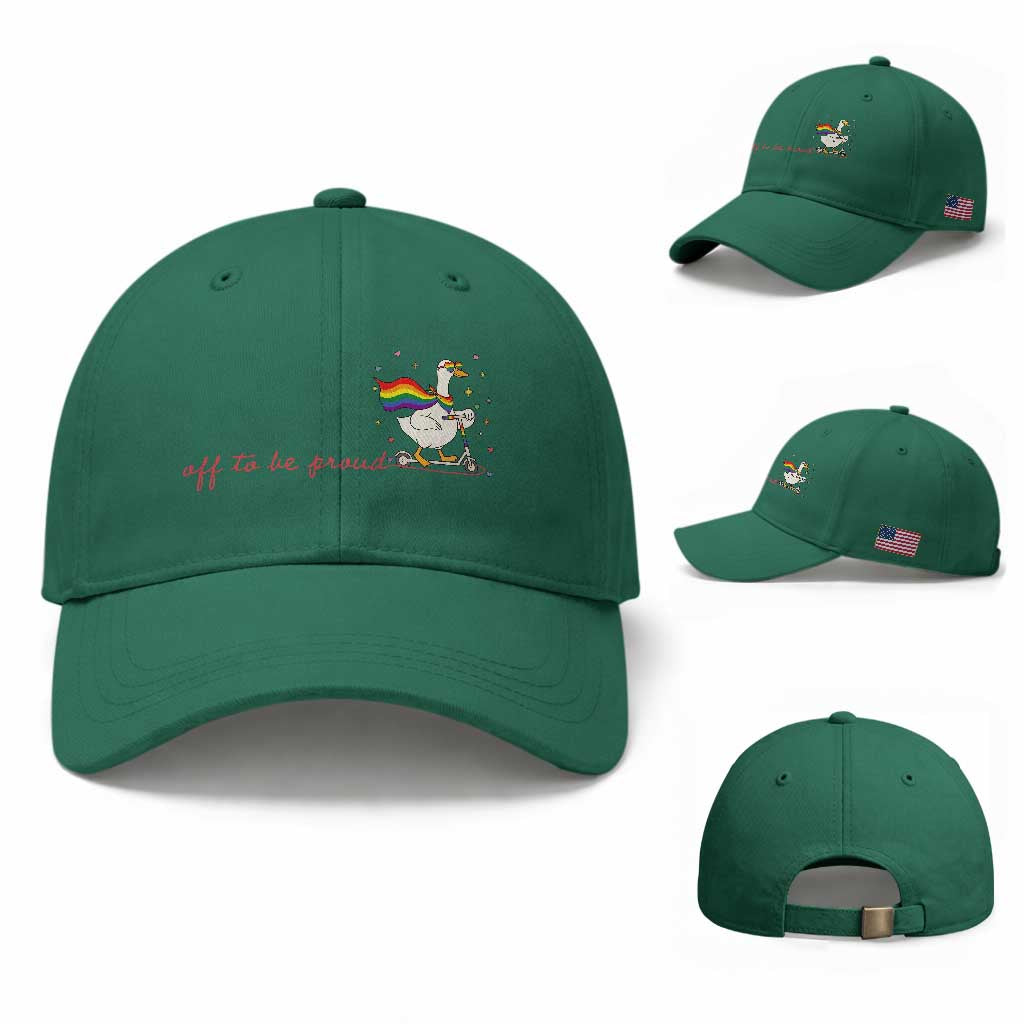 Silly Goose LGBTQ Pride Baseball Cap Off To Be Proud