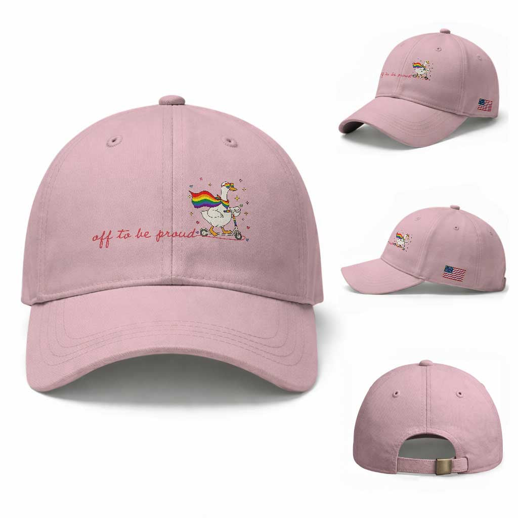 Silly Goose LGBTQ Pride Baseball Cap Off To Be Proud