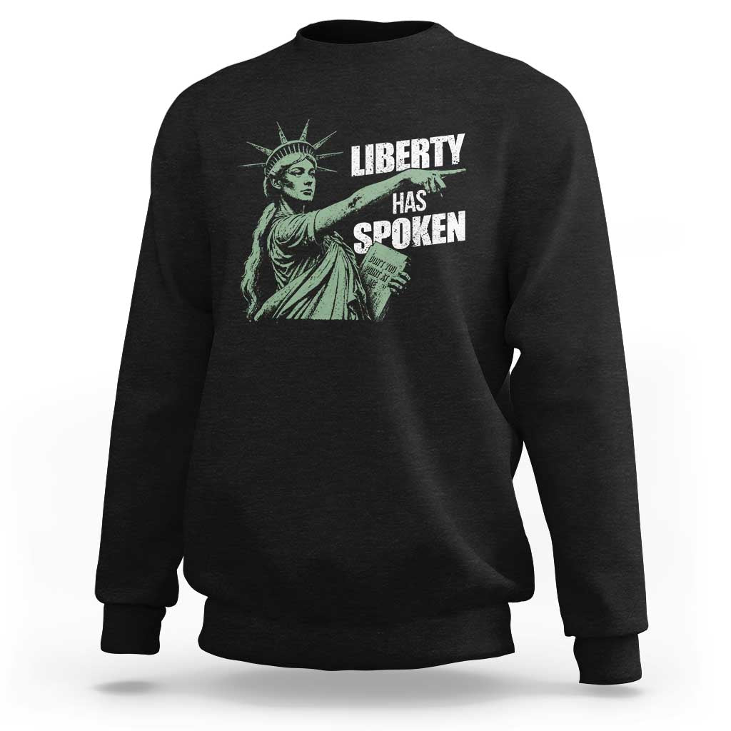 Funny Basketball Point God Liberty Meme Sweatshirt Has Spoken Patriotic USA