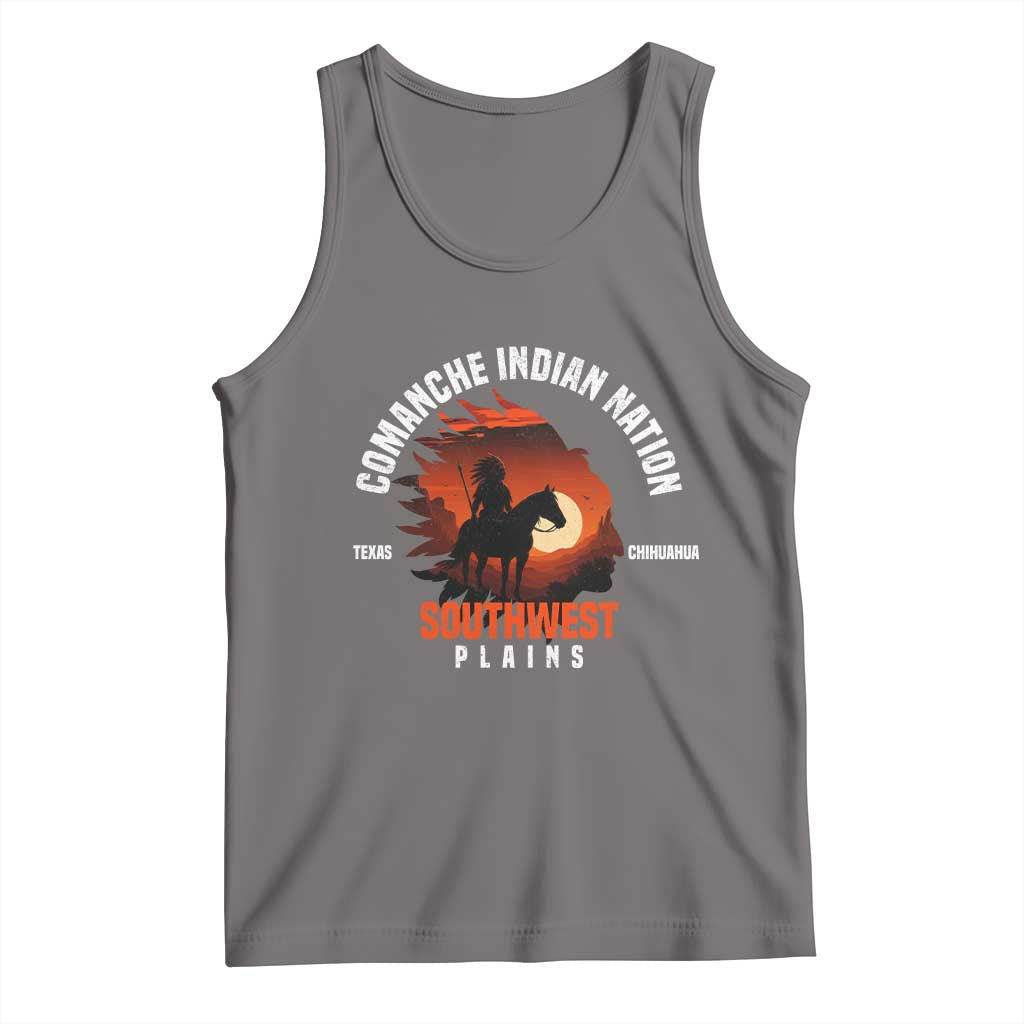 Comanche Native American Indian Chief Respect Tank Top - Wonder Print Shop
