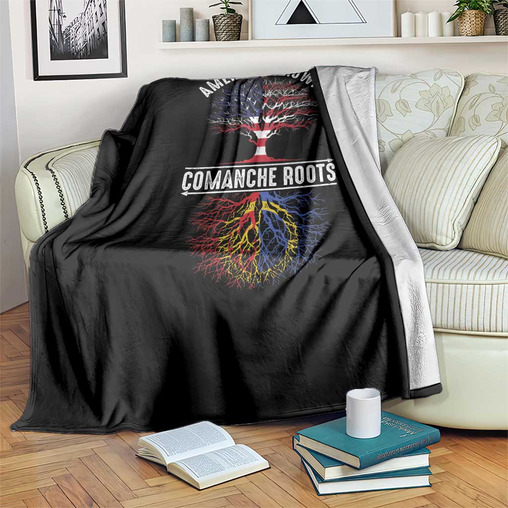 Distressed Tree Throw Blanket American Grown with Comanche Roots - Wonder Print Shop