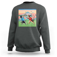 Funny Kendo Cat Sweatshirt Samurai Martial Arts - Wonder Print Shop