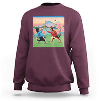 Funny Kendo Cat Sweatshirt Samurai Martial Arts - Wonder Print Shop