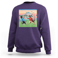 Funny Kendo Cat Sweatshirt Samurai Martial Arts - Wonder Print Shop