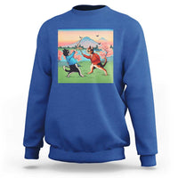 Funny Kendo Cat Sweatshirt Samurai Martial Arts - Wonder Print Shop