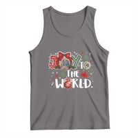 Nativity Scene Christmas Tank Top Joy To The World - Wonder Print Shop
