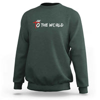 Jesus Christian Christmas Sweatshirt Joy To The World - Wonder Print Shop