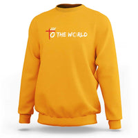 Jesus Christian Christmas Sweatshirt Joy To The World - Wonder Print Shop