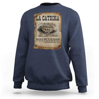 Day Of The Dead Sweatshirt La Calavera Garbancera - Wonder Print Shop