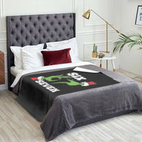 67 Six Seven Christmas Meme Throw Blanket Funny Elf Hands - Wonder Print Shop