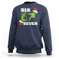 67 Six Seven Christmas Meme Sweatshirt Funny Elf Hands - Wonder Print Shop