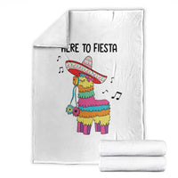 Funny Pinata Mexican Throw Blanket Here To Fiesta - Wonder Print Shop
