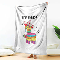 Funny Pinata Mexican Throw Blanket Here To Fiesta - Wonder Print Shop