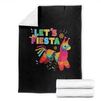 Funny Pinata Mexican Throw Blanket Let Us Fiesta - Wonder Print Shop