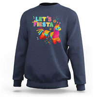 Funny Pinata Mexican Sweatshirt Let Us Fiesta - Wonder Print Shop