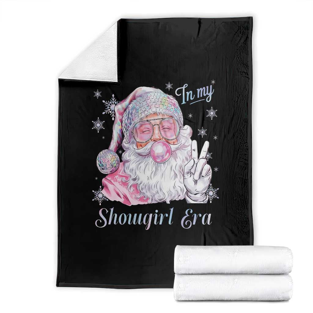 Pink Santa Christmas Throw Blanket Bubble Gum Peace Sign - Wonder Print Shop