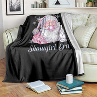 Pink Santa Christmas Throw Blanket Bubble Gum Peace Sign - Wonder Print Shop