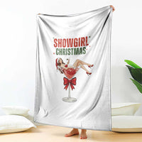 Santa Girls Christmas Throw Blanket - Wonder Print Shop