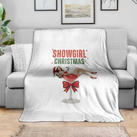 Santa Girls Christmas Throw Blanket - Wonder Print Shop