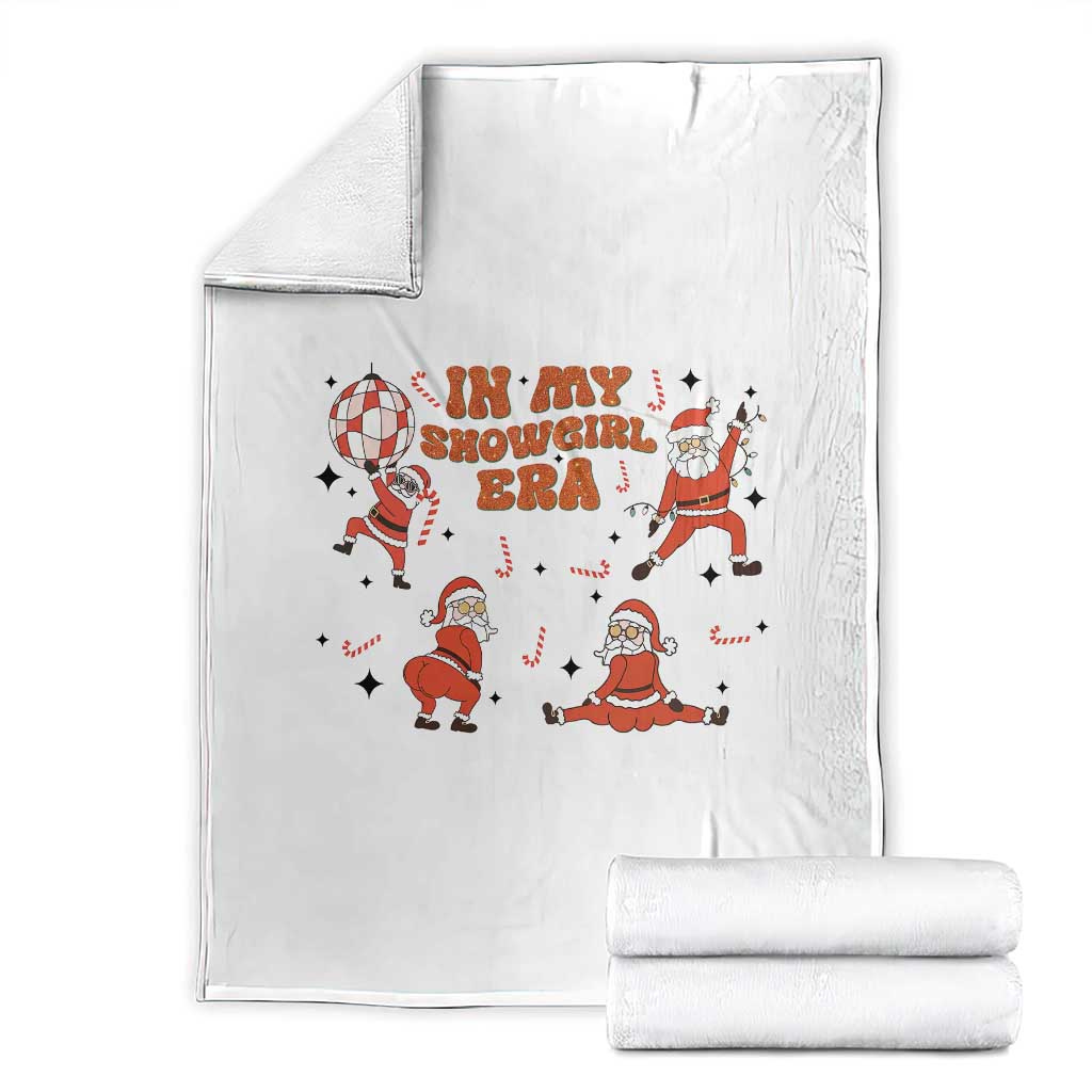 Funny Santa Girl Christmas Throw Blanket - Wonder Print Shop