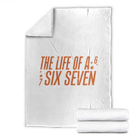 67 Six Seven Meme Throw Blanket - Wonder Print Shop