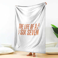 67 Six Seven Meme Throw Blanket - Wonder Print Shop