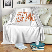 67 Six Seven Meme Throw Blanket - Wonder Print Shop