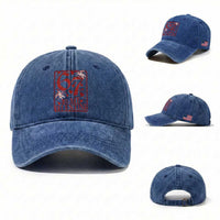 67 Valentines Playing Card Washed Cotton Baseball Cap Funny Six Seven Relationship Meme